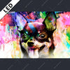Led Bild Abstrakter Chihuahua Querformat Motivvorschau