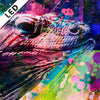 Led Bild Abstrakter Leguan Hochformat Zoom