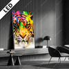 Led Bild Abstrakter Tiger Hochformat Produktvorschau