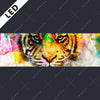 Led Bild Abstrakter Tiger Panorama Motivvorschau