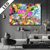 Led Bild Aeffchen Blumen Querformat Produktvorschau