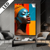 Led Bild Afrikanische Frau Mit Turban Hochformat Produktvorschau