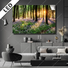 Led Bild Bluehender Wald Bei Sonnenaufgang Querformat Produktvorschau