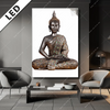 Led Bild Buddha In Lotus Pose No 2 Hochformat Produktvorschau