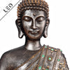 Led Bild Buddha In Lotus Pose No 2 Hochformat Zoom