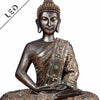 Led Bild Buddha In Lotus Pose No 2 Quadrat Motivvorschau