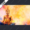 Led Bild Bunter Buddha No 3 Querformat Motivvorschau