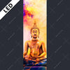 Led Bild Bunter Buddha No 3 Schmal Motivvorschau