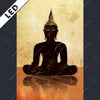 Led Bild Dark Buddha Hochformat Motivvorschau