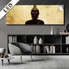 Led Bild Dark Buddha Panorama Produktvorschau