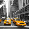 Led Bild Gelbe Taxis New York Quadrat Motivvorschau