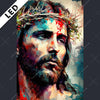 Led Bild Jesus Christus Mit Dornenkrone Hochformat Motivvorschau