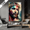 Led Bild Jesus Christus Mit Dornenkrone Hochformat Produktvorschau
