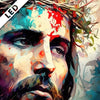 Led Bild Jesus Christus Mit Dornenkrone Panorama Zoom
