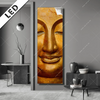 Led Bild Laechelnder Buddha In Gold Schmal Produktvorschau