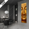 Led Bild Laechelnder Buddha In Gold Schmal Produktvorschau