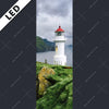 Led Bild Leuchtturm Auf Insel Schmal Motivvorschau
