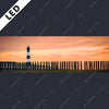 Led Bild Leuchtturm Bei Sonnenuntergang Panorama Motivvorschau