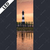 Led Bild Leuchtturm Bei Sonnenuntergang Schmal Motivvorschau