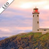 Led Bild Leuchtturm Bei Stuermischer See Panorama Zoom