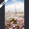 Led Bild Pariser Stadtdaecher Hochformat Motivvorschau
