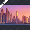 Led Bild Sonnenaufgang In Dubai Querformat Motivvorschau