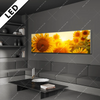 Led Bild Sonnenblumen Im Abendlicht Panorama Produktvorschau
