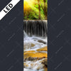 Led Bild Wald Wasserfall No 2 Schmal Motivvorschau