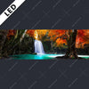 Led Bild Wasserfall Im Wald Panorama Motivvorschau
