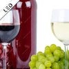 Led Bild Wein In Flaschen Und Glaesern Quadrat Zoom