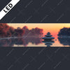 Led Bild Zen Steine Sonnenuntergang Panorama Motivvorschau