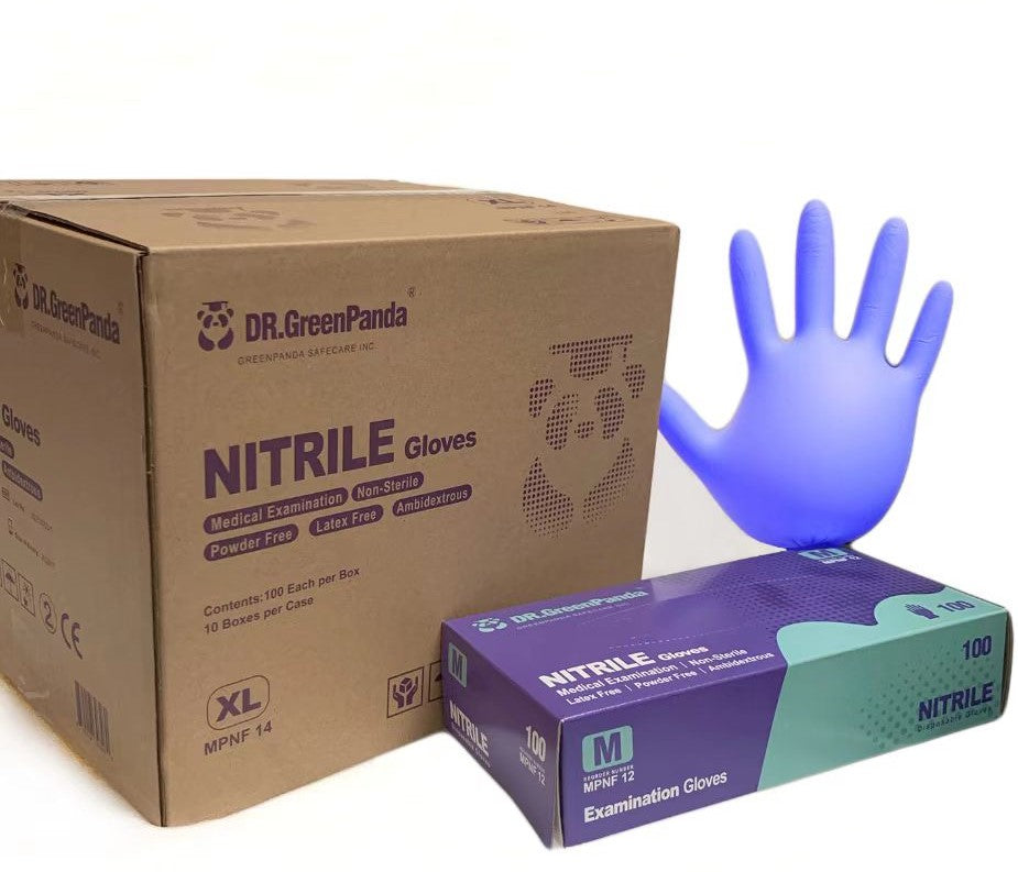 Non-Sterile Durable Multi-Purpose Disposable Gloves Nitrile Gloves Powder Free and Latex Free