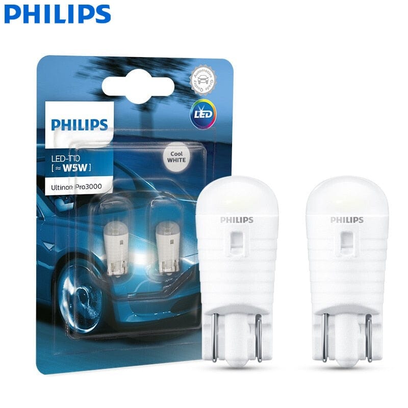 Philips T10 W5W Ultinon Pro3000 6000K Turn Signal Car – Revolight