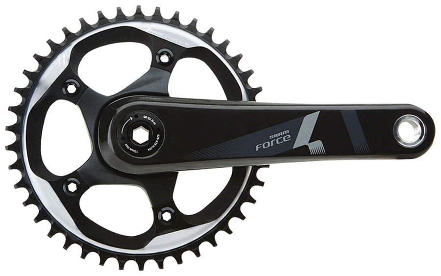 SRAM Force 1 Crankset - 175mm 10/11-Speed 42t 110 BCD GXP Spindle