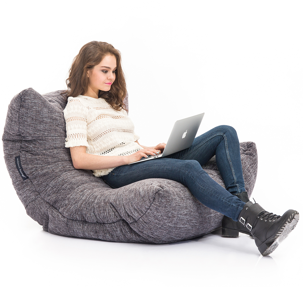 Acoustic Sofa in Luscious Grey for Working and Reading