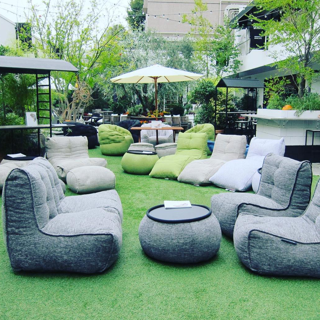 Ambient Lounge bean bag sofas and loungers in Tokyo