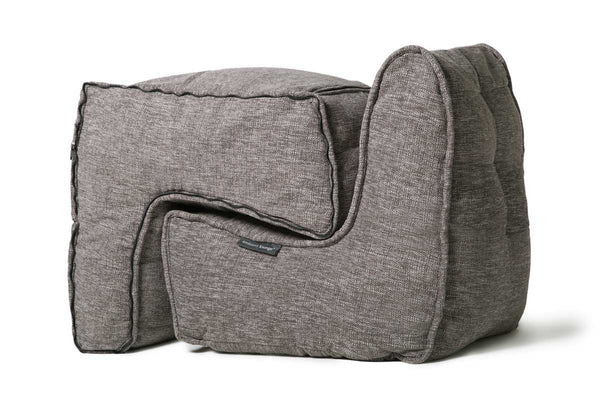 grey sofa with chair