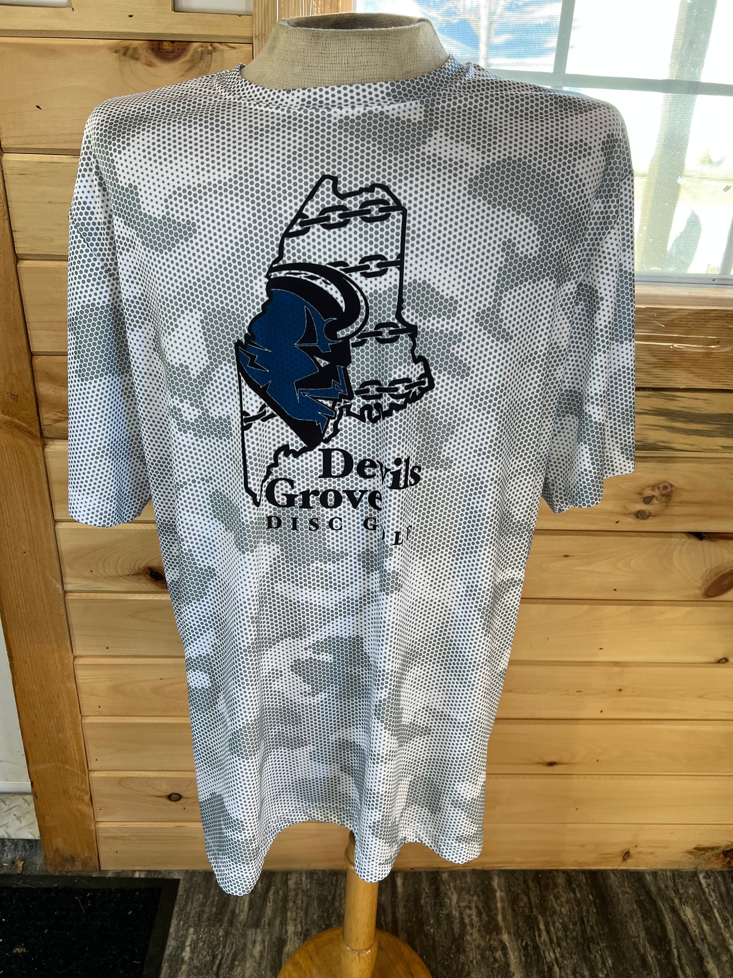 White Camo Poly Tee