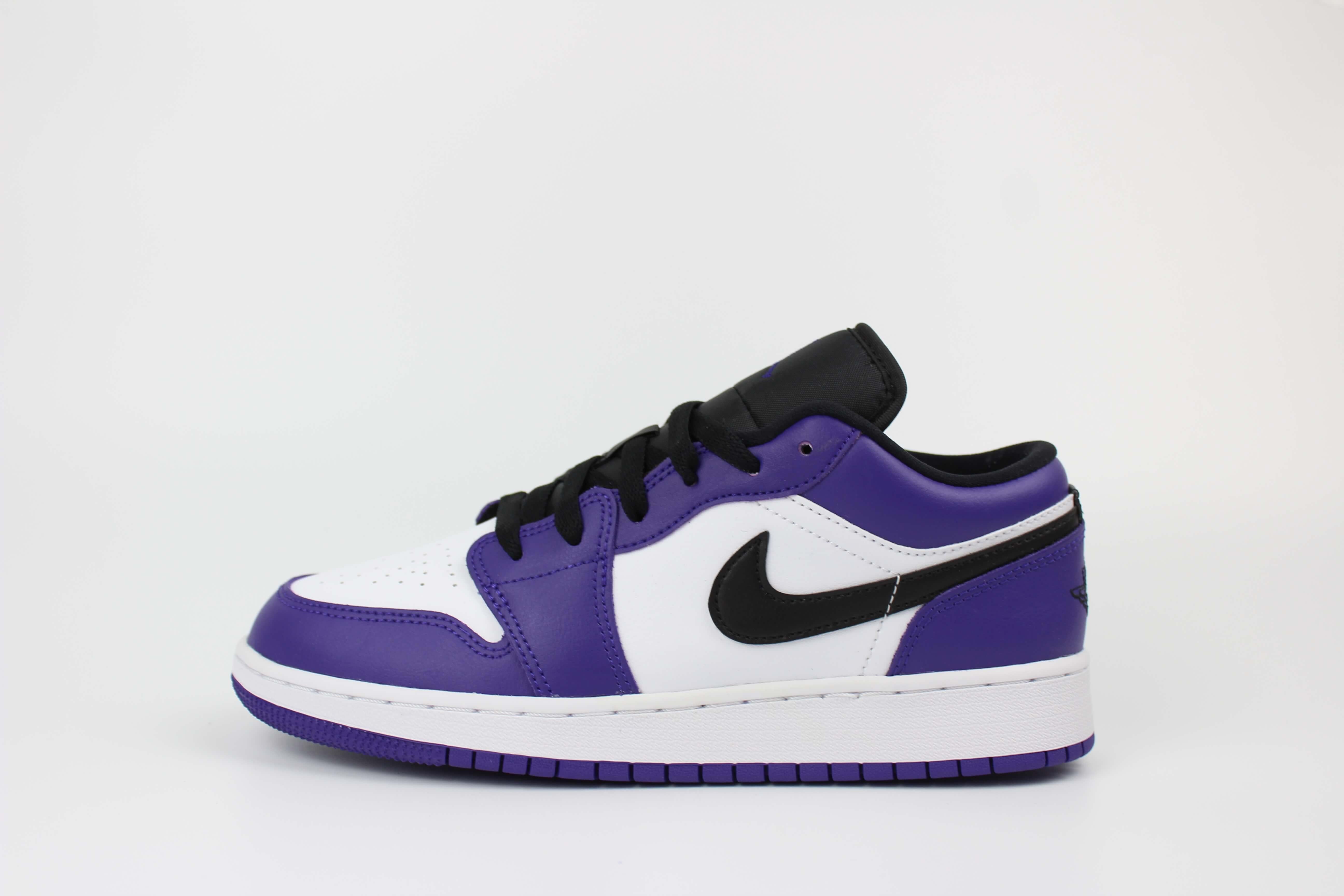 purple low air jordan 1