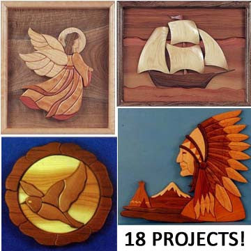 Intarsia Scroll Saw Projects Pattern Collection 