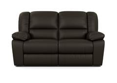 Harmony 2 Seater with End Recliners Leather Storm