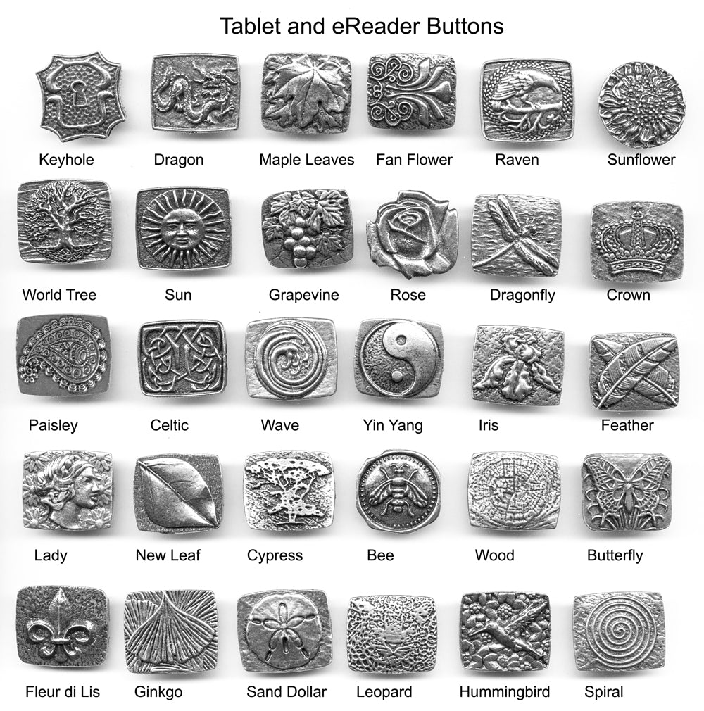 Britannia Metal Buttons for Tablets and eReaders