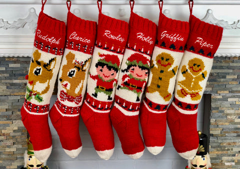 Personalized Christmas stockings for couples