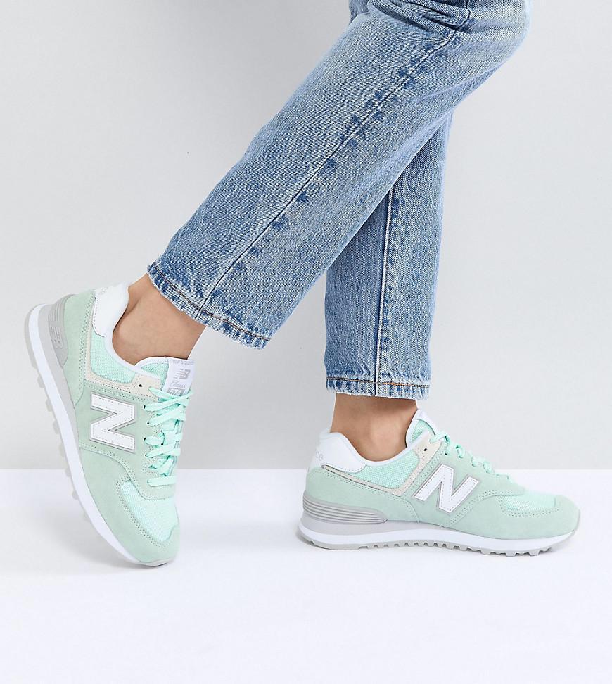 new balance verde acqua