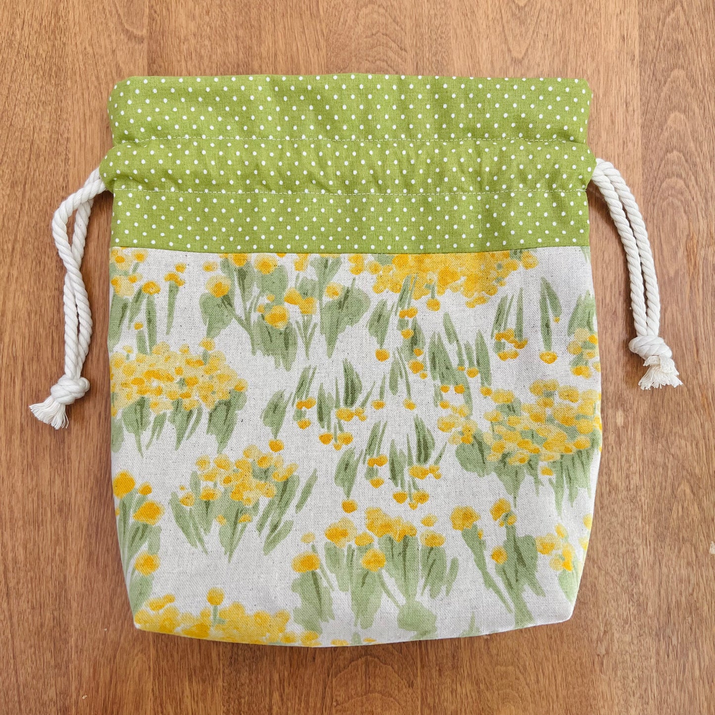 Tulip Meadow Drawstring Pouch