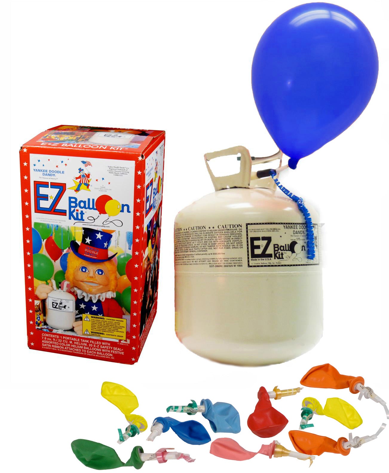Yankee Dandy™ E-Z Balloon Kit™ Helium Balloon Tank Kit
