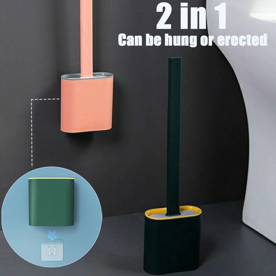 Toilet Quick-Drying Silicone Brush