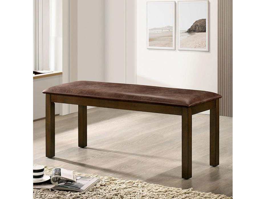 dining bench walnut