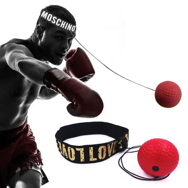 Details about   Boxing Punch Ball MMA Sanda Raising Eyes Hands Reaction Ball with Headband 