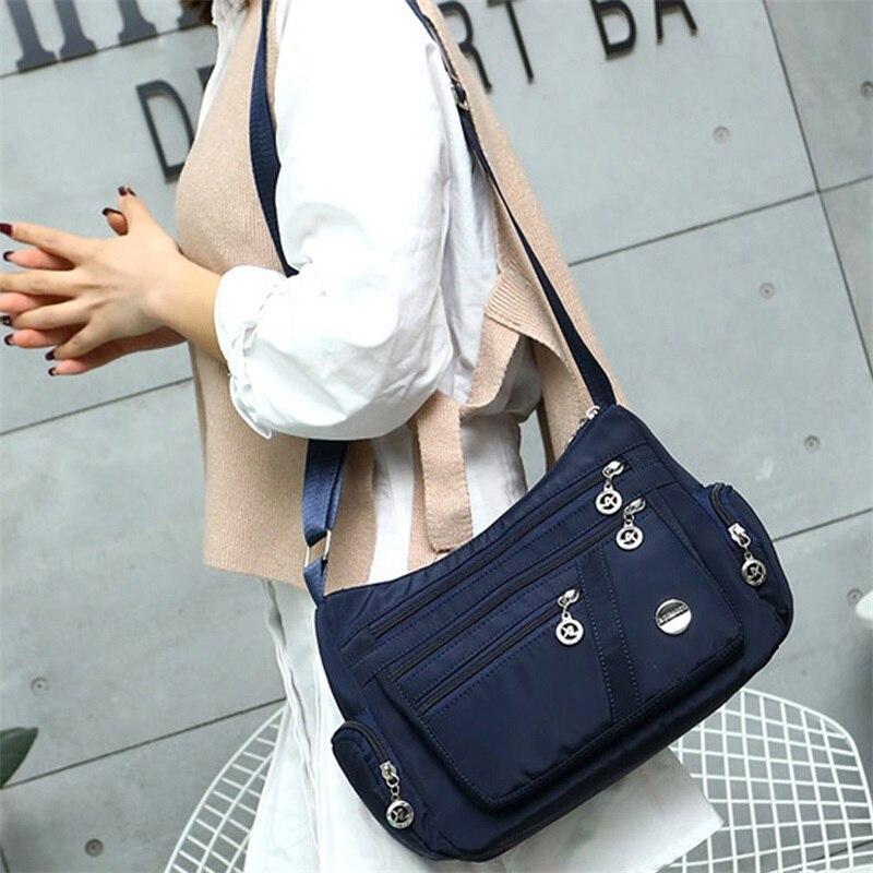Women Phone Purse Waterproof Nylon Crossbody Messenger Shoulder Bag Handbag 13CA 